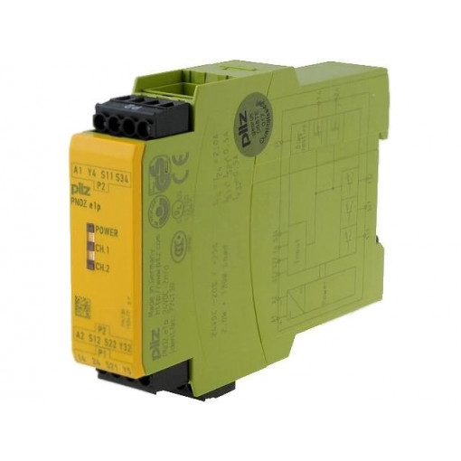 774130; Module: safety relay; Series: PNOZ e1p; IN: 2; OUT: 5; Mounting: DIN; PILZ