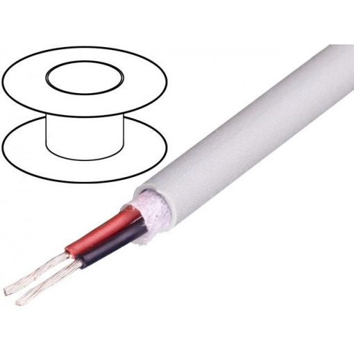 78002 SL005; Wire; EcoCable Mini; 2x28AWG; unshielded; 300V; MPPE; 30,5m; Cu; ALPHA WIRE