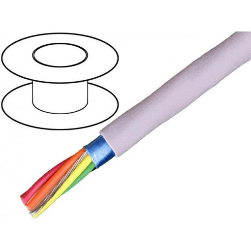 78023 SL005; Wire; EcoCable Mini; 3x24AWG; unshielded; 300V; MPPE; 30,5m; Cu; ALPHA WIRE