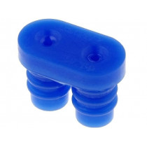 794270-1; Gasket for wire; Universal MATE-N-LOK; 6.35mm; PIN: 2; Layout: 1x2; TE Connectivity