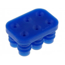 794276-1; Gasket for wire; Universal MATE-N-LOK; 6.35mm; PIN: 6; Layout: 2x3; TE Connectivity