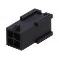 794616-4; Plug; wire-board; male; Micro MATE-N-LOK; 3mm; PIN: 4; w/o contacts; TE Connectivity 794616-4; Plug; wire-board; male; Micro MATE-N-LOK; 3mm; PIN: 4; w/o contacts; TE Connectivity
