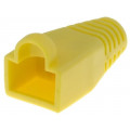 795-601305; RJ45 plug boot; 6mm; Colour: yellow; CONEC 795-601305; RJ45 plug boot; 6mm; Colour: yellow; CONEC