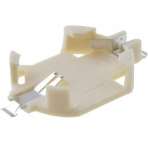 796136-1; Socket; Mounting: SMD,horizontal; Size: 2032,BR2032,CR2032; PBT; TE Connectivity