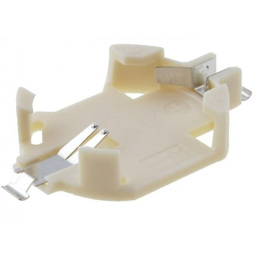 796136-1; Socket; Mounting: SMD,horizontal; Size: 2032,BR2032,CR2032; PBT; TE Connectivity