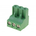 796634-3; Pluggable terminal block; 5.08mm; ways: 3; straight; plug; female; TE Connectivity 796634-3; Pluggable terminal block; 5.08mm; ways: 3; straight; plug; female; TE Connectivity