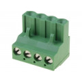 796634-4; Pluggable terminal block; 5.08mm; ways: 4; straight; plug; female; TE Connectivity 796634-4; Pluggable terminal block; 5.08mm; ways: 4; straight; plug; female; TE Connectivity