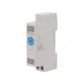 7T.81.0.000.2303; Sensor: thermostat; Contacts: NO; 10A; 250VAC; 7±4 K; IP20; FINDER
