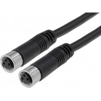 LTW8-03AFFM-SL7A01; Connector: M8; 1m; female; PIN: 3; straight; plug; 3A; IP67; 60V; AMPHENOL