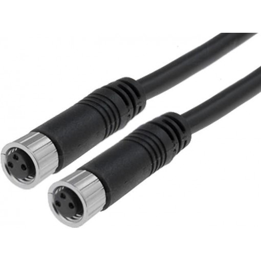 LTW8-03AFFM-SL7A01; Connector: M8; 1m; female; PIN: 3; straight; plug; 3A; IP67; 60V; AMPHENOL