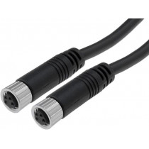 8-04AFFM-SL7A01; Connector: M8; 1m; female; PIN: 4; straight; plug; 3A; IP67; 30V; AMPHENOL