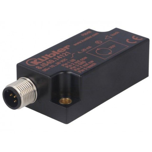 8.IS40.14121; Sensor: tilt; 0÷360°; connector M12; 1- axis; -30÷70°C; 10÷30VDC; KUBLER 8.IS40.14121; Sensor: tilt; 0÷360°; connector M12; 1- axis; -30÷70°C; 10÷30VDC; KUBLER