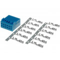 ; Kit; plug; Quadlock; PIN: 12; blue; Car model: VW 2011->; 4CARMEDIA