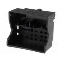 ; Connector housing; socket; Quadlock; PIN: 52; black; 4CARMEDIA
