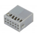 ; Connector housing; plug; Quadlock; PIN: 12; white; 4CARMEDIA