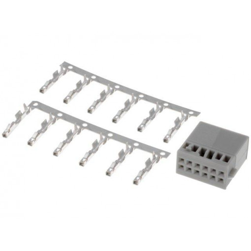 ; Kit; plug; Quadlock; PIN: 12; white; Car model: VW 2011->; 4CARMEDIA