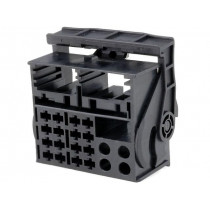 ; Connector housing; plug; Quadlock; PIN: 16; Works with: 341432; 4CARMEDIA