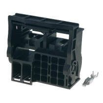 ; Connector housing; plug; Quadlock; PIN: 16; with terminal; 4CARMEDIA