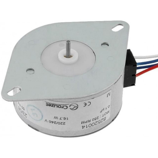 82520014; Motor: AC; 1-phase; 3.5W; 230VAC; 250rpm; 250rpm; 0.16kg; IP40; CROUZET