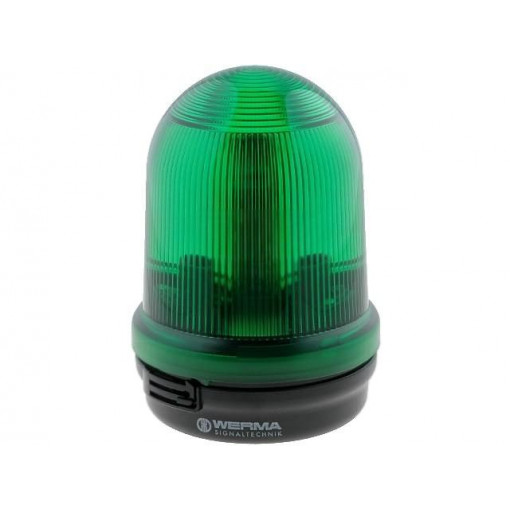 82620000; Signaller: lighting; continuous light; green; Series: 826; IP65; WERMA