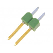 826629-2; Pin header; pin strips; AMPMODU MOD II; male; PIN: 2; straight; TE Connectivity