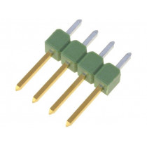 826629-4; Pin header; pin strips; AMPMODU MOD II; male; PIN: 4; straight; TE Connectivity