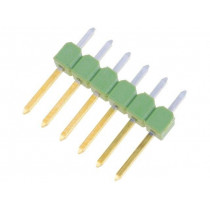 826629-6; Pin header; pin strips; AMPMODU MOD II; male; PIN: 6; straight; TE Connectivity