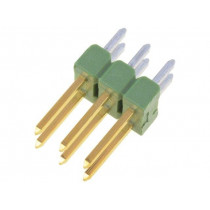 826632-3; Pin header; pin strips; AMPMODU MOD II; male; PIN: 6; straight; TE Connectivity