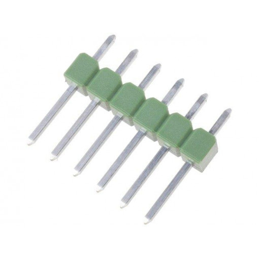 826926-6; Pin header; pin strips; AMPMODU MOD II; male; PIN: 6; straight; TE Connectivity