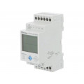 84.02.0.230.0000; Programmable time switch; 0,1s÷9999h; SPDT x2; 250VAC/16A; DIN; FINDER