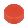840.000.071; Button; round; Colour: red; Mat: PA; Ø17mm; Marquardt