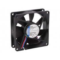 8412 NH; Fan: DC; axial; 80x80x25mm; 79m3/h; 37dBA; ball bearing; 3600rpm; EBM-PAPST