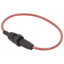 8601.2001.08; Fuse holder; cylindrical fuses; 5x20mm; Mounting: on cable; IP40; SCHURTER