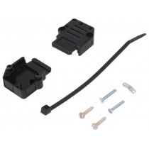 863093C09ALF; Enclosure: for D-Sub connectors; D-Sub 9pin,D-Sub HD 15pin; AMPHENOL