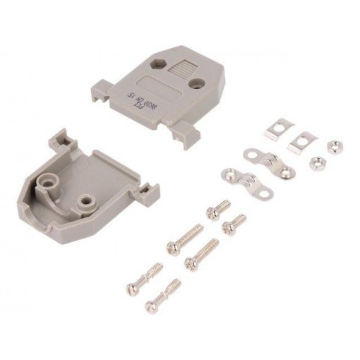 8630CH15UNCLF; Enclosure: for D-Sub connectors; D-Sub 15pin,D-Sub HD 26pin; AMPHENOL