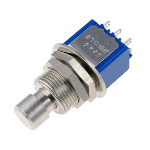 8646A5X933; Switch: push-button; Pos: 2; DPDT; 3A/250VAC; 4A/30VDC; ON-ON; IP40; APEM 8646A5X933; Switch: push-button; Pos: 2; DPDT; 3A/250VAC; 4A/30VDC; ON-ON; IP40; APEM