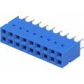 87606-809LF; Socket; wire-board; female; DUBOX; 2.54mm; PIN: 18; THT; 2A; straight; AMPHENOL