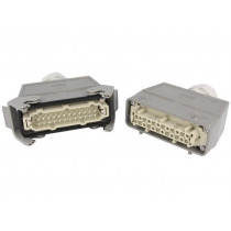 87848110034; Connector: HAN; male + female; plug +plug; Han Kit; PIN: 24; 24+PE; HARTING