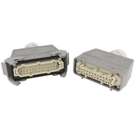 87848110034; Connector: HAN; male + female; plug +plug; Han Kit; PIN: 24; 24+PE; HARTING
