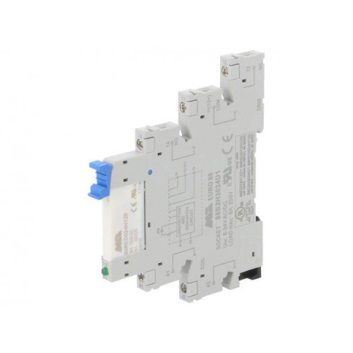 88E2H3024D1; Relay: interface; SPDT; Ucoil: 24VDC; 6A; 6A/250VAC; 6A/30VDC; IP20; MORSETTITALIA