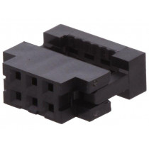 89361-106LF; Plug; IDC; female; PIN: 6; without strain relief; IDC; 1mm; AMPHENOL