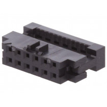 89361-712LF; Plug; IDC; female; PIN: 12; without strain relief; IDC; 1mm; AMPHENOL