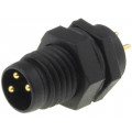 LTW8P-03PMMP-SF7001; Connector: M8; male; PIN: 3; for panel mounting; socket; 3A; IP67; AMPHENOL