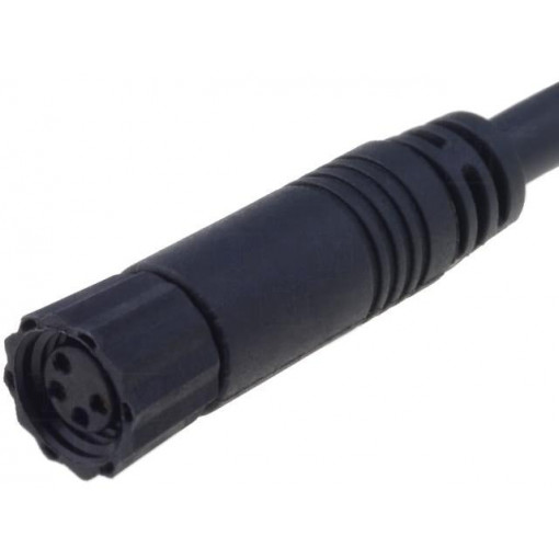 LTW8P-04AFFM-SL7A01; Connector: M8; 1m; female; PIN: 4; straight; plug; 3A; IP67; 30V; AMPHENOL