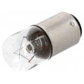 8WD4328-1XX; Signallers accessories: bulb; BA15D; Usup: 24VDC; Usup: 24VAC; 5W; SIEMENS 8WD4328-1XX; Signallers accessories: bulb; BA15D; Usup: 24VDC; Usup: 24VAC; 5W; SIEMENS