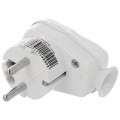 9002215; Connector: AC supply; male; plug; 2P+PE; 250VAC; 16A; white; PIN: 3; PCE 9002215; Connector: AC supply; male; plug; 2P+PE; 250VAC; 16A; white; PIN: 3; PCE