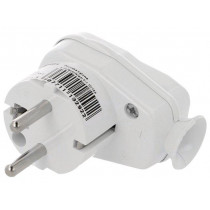 9002215; Connector: AC supply; male; plug; 2P+PE; 250VAC; 16A; white; PIN: 3; PCE 9002215; Connector: AC supply; male; plug; 2P+PE; 250VAC; 16A; white; PIN: 3; PCE