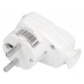 9002216; Connector: AC supply; male; plug; 2P+PE; 250VAC; 16A; white; PIN: 3; PCE 9002216; Connector: AC supply; male; plug; 2P+PE; 250VAC; 16A; white; PIN: 3; PCE
