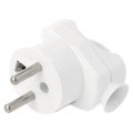 9002221; Connector: AC supply; male; plug; 2P+PE; 250VAC; 16A; white; PIN: 3; PCE 9002221; Connector: AC supply; male; plug; 2P+PE; 250VAC; 16A; white; PIN: 3; PCE