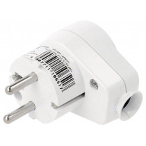 9002222; Connector: AC supply; male + female; plug/socket; 2P+PE; 250VAC; PCE